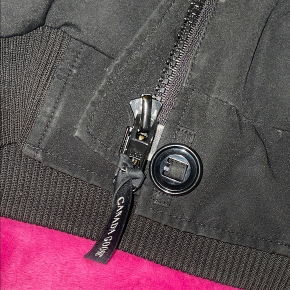 Canada Goose Black Jacket with Fur Hood - Picture 3 of 6